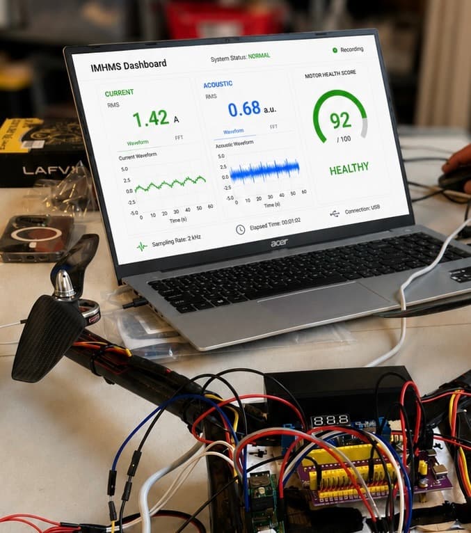 Intelligent motor health monitoring prototype