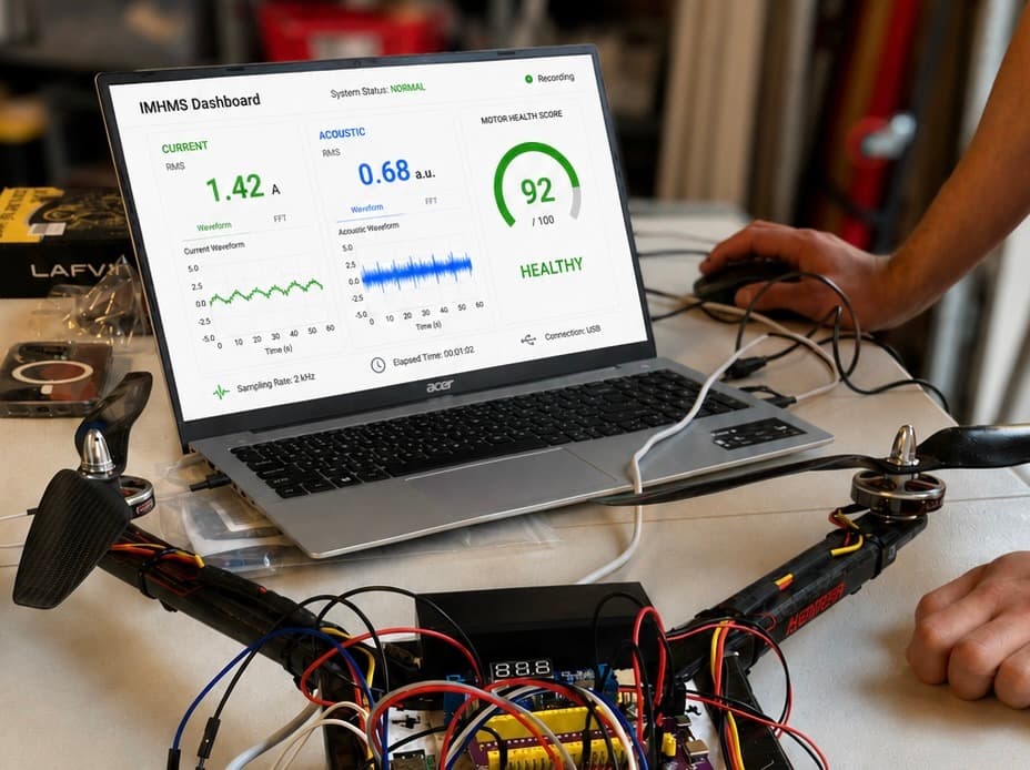 The motor health monitoring prototype
